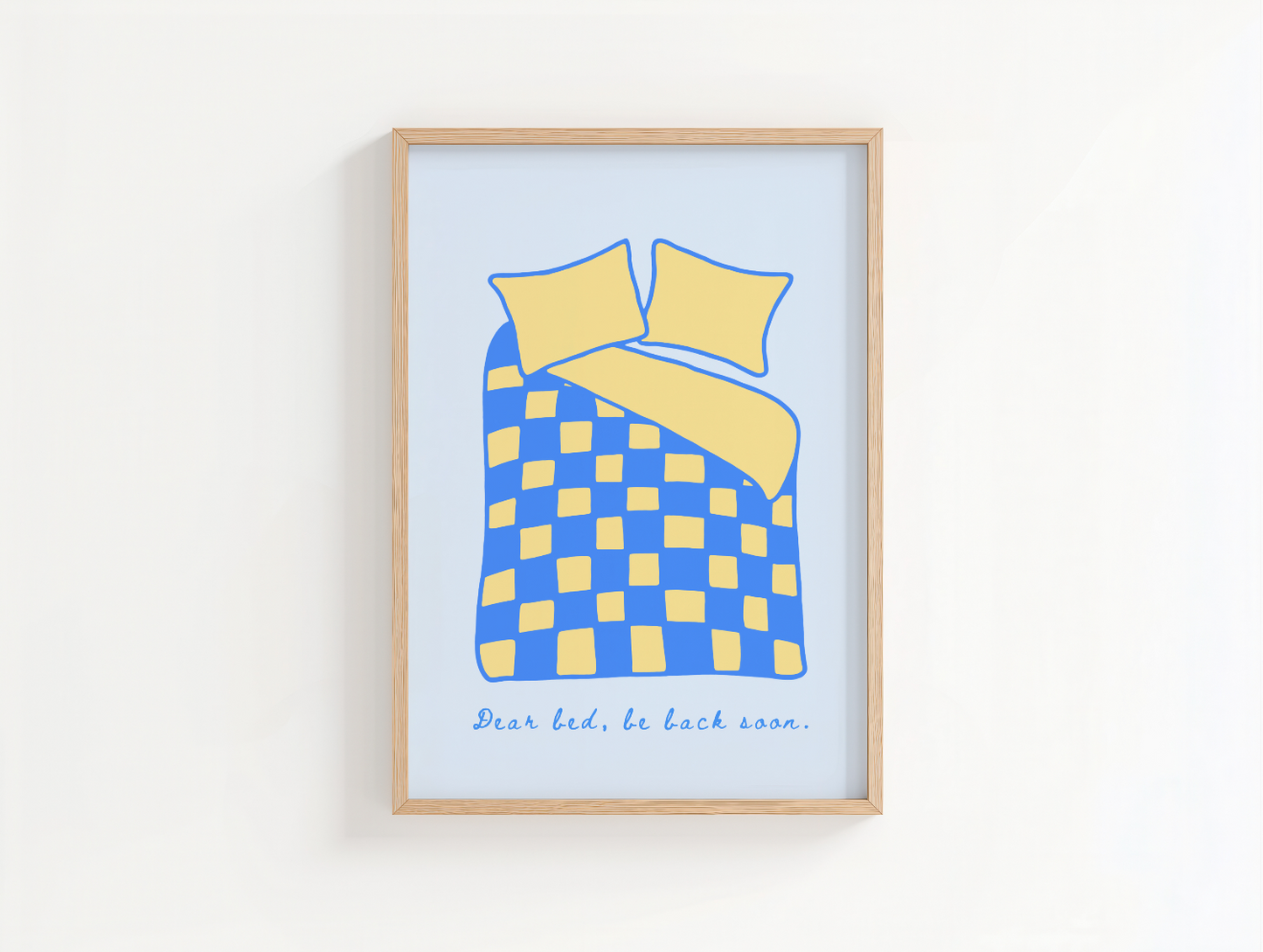 Dear Bed Poster