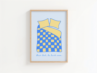 Dear Bed Poster