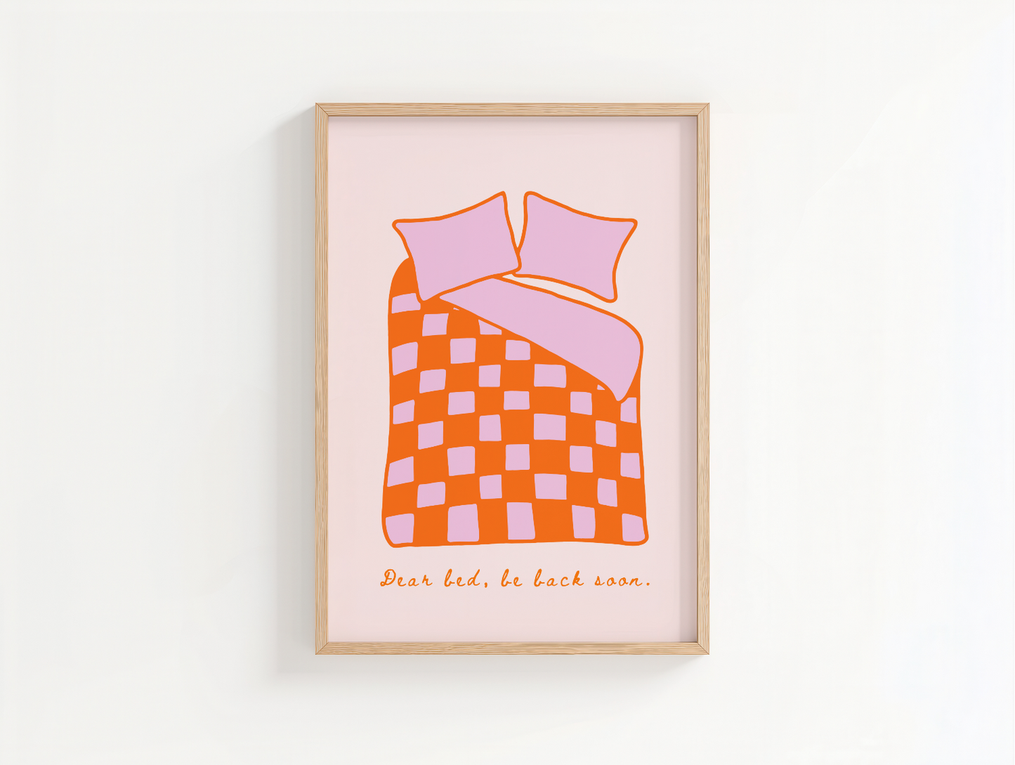 Dear Bed Poster