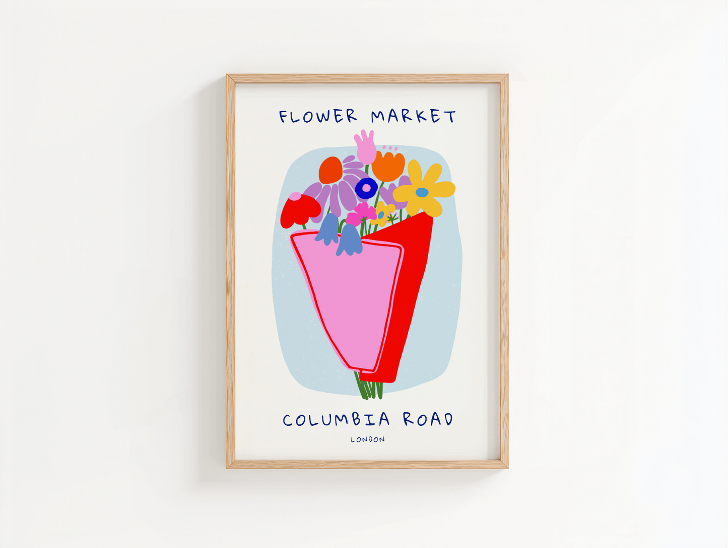 Flower Market Poster