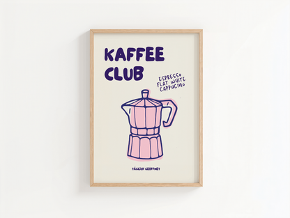 Kaffee Club Poster