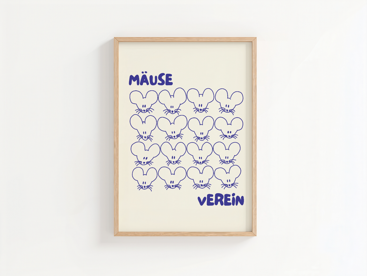 Mäuseverein Poster