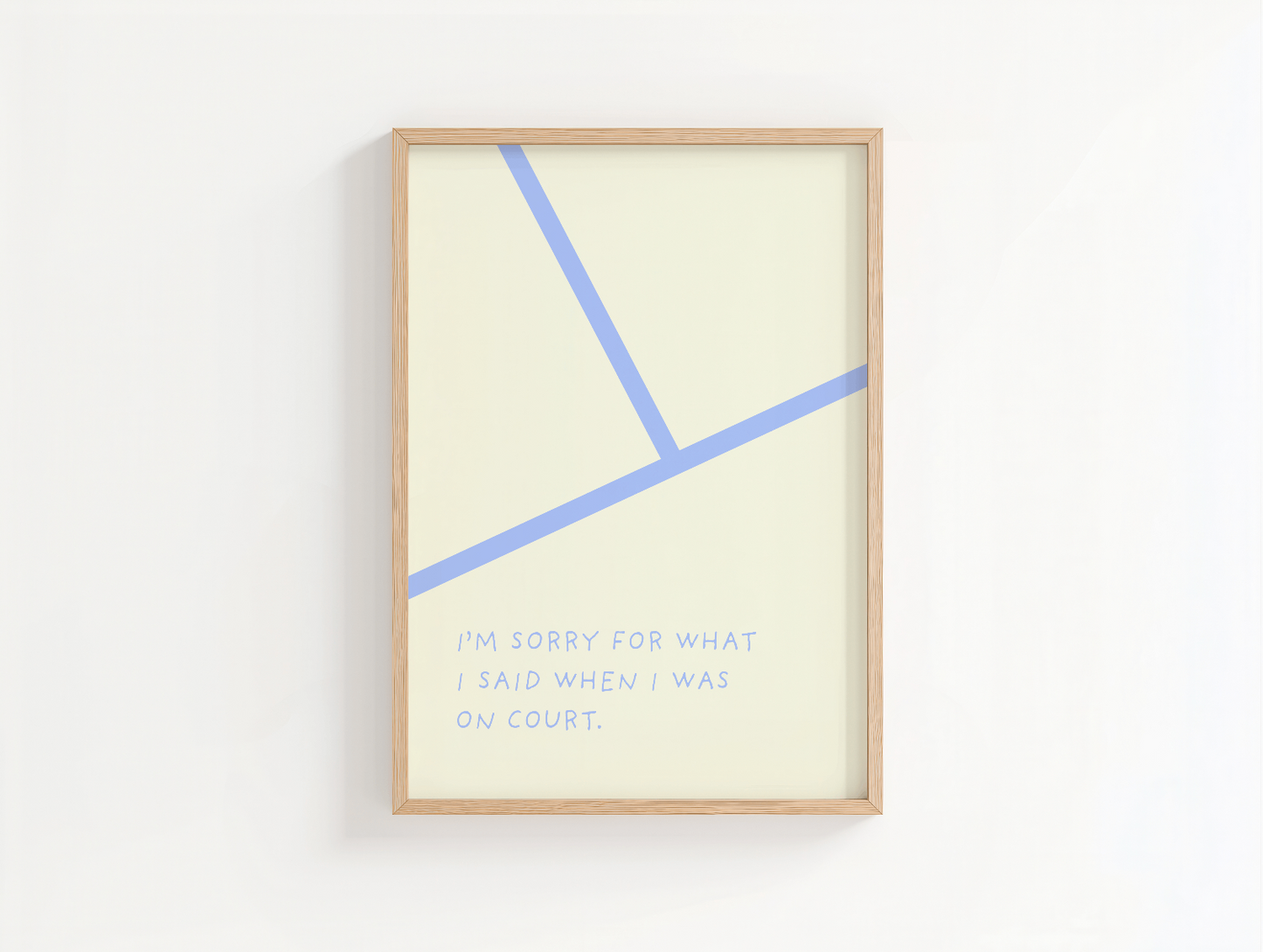 Tennis Court Poster