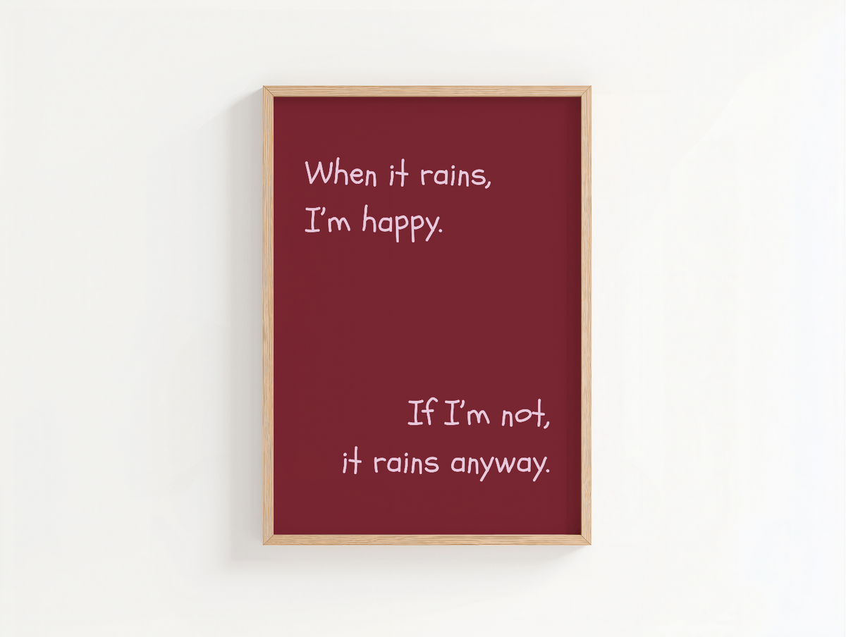 If It Rains Poster