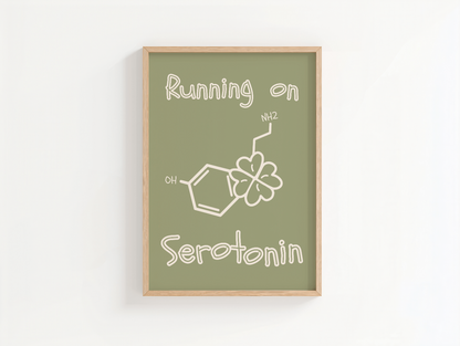 Running on Serotonin Poster
